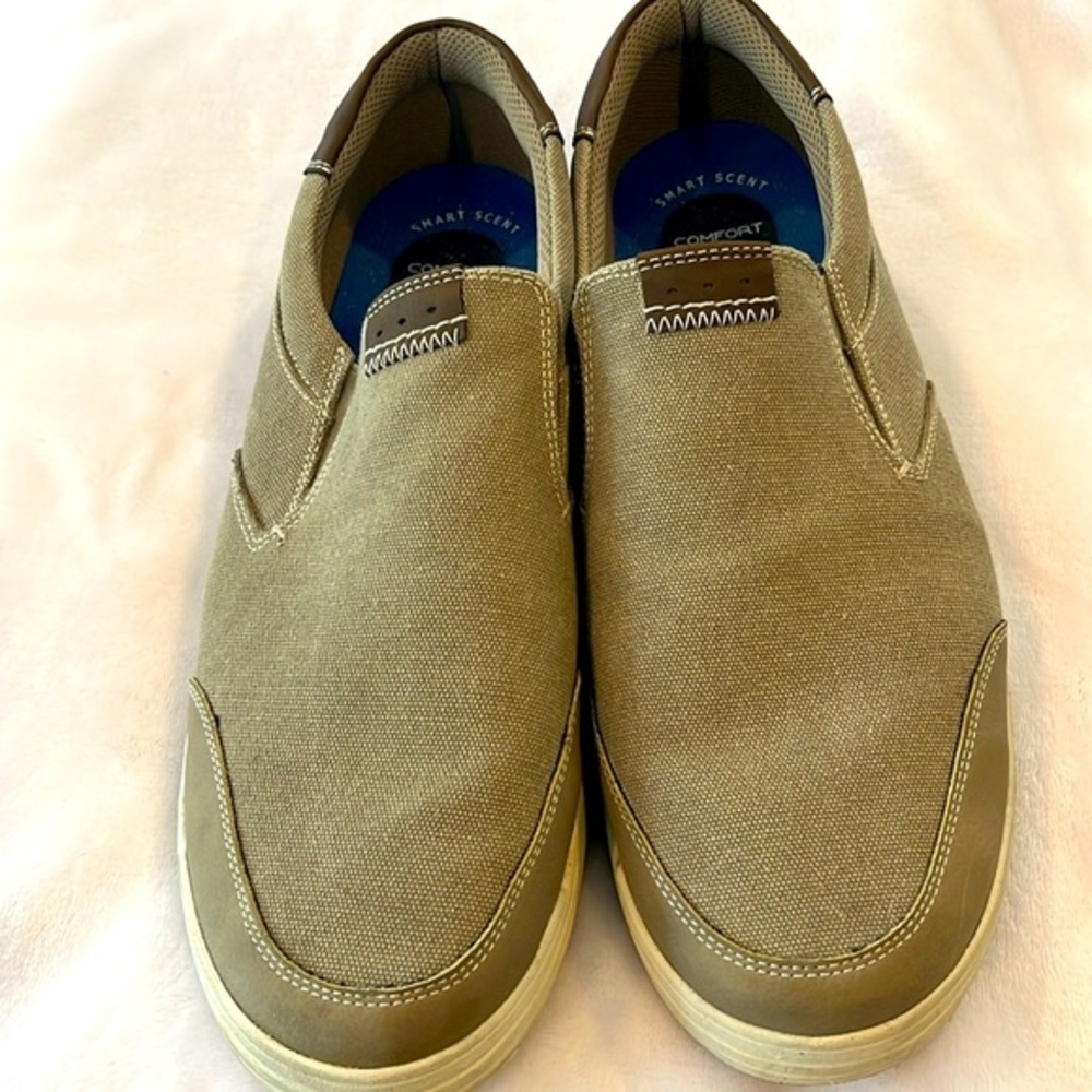 Nunn Bush Kore City Walk Moc Toe Slip On Cement‎ Men’s 12W